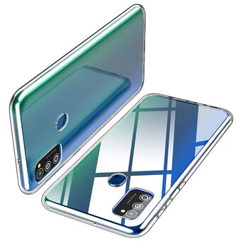 Silikónový obal pre Samsung Galaxy A21s - priehľadný