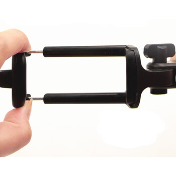 Teleskopická Selfie tyč monopod s ovládaním cez Lightning kábel 78 cm - modrá rukoväť