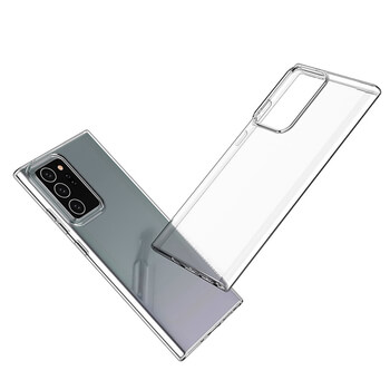 Silikónový obal pre Samsung Galaxy Note 20 Ultra - priehľadný