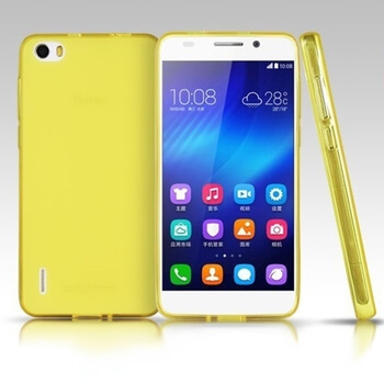 Silikónový obal pre Honor 6 - žltý