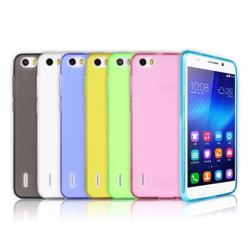 Silikónový obal pre Honor 6 - žltý