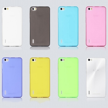 Silikónový obal pre Honor 6 - žltý