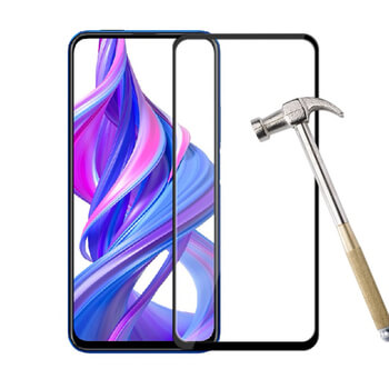 3D ochranné tvrdené sklo s rámčekom pre Honor 9X Pro - čierne