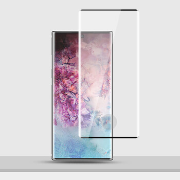 3x SES 3D ochranné tvrdené sklo pre Samsung Galaxy Note 10+ N975F - čierne - 2+1 zdarma