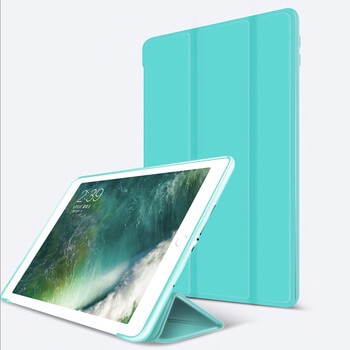2v1 Smart flip cover + zadný silikónový ochranný obal pre Apple iPad Pro 12.9" 2020 (4.generace) - zelený