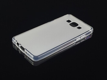 Silikónový mliečny ochranný obal pre Samsung Galaxy A3 A300F - modrý