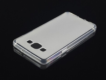 Silikónový mliečny ochranný obal pre Samsung Galaxy A3 A300F - modrý