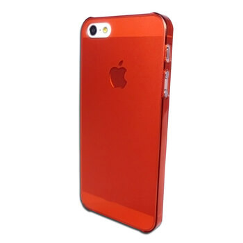 Ultratenký plastový kryt pre Apple iPhone 4/4S - červený