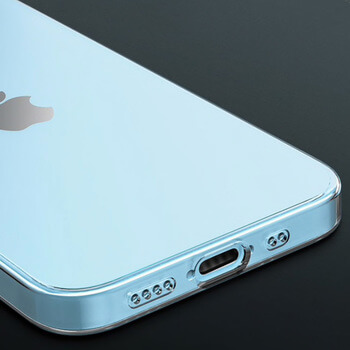 Silikónový obal pre Apple iPhone 12 - priehľadný