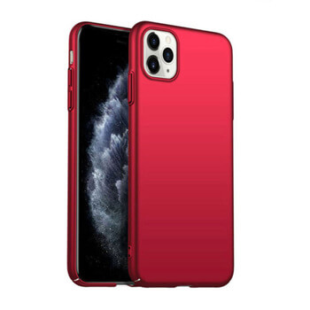 Ochranný plastový kryt pre Apple iPhone 12 mini - červený
