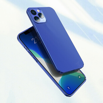 Ochranný plastový kryt pre Apple iPhone 12 mini - modrý