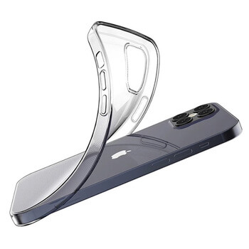 Silikónový obal pre Apple iPhone 12 mini - priehľadný