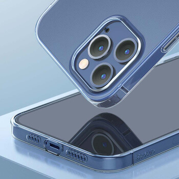 Silikónový obal pre Apple iPhone 12 Pro - priehľadný