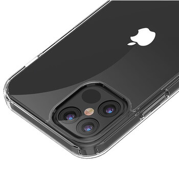 Silikónový obal pre Apple iPhone 12 Pro - priehľadný