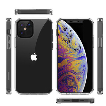 Silikónový obal pre Apple iPhone 12 Pro Max - priehľadný