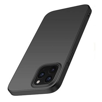 Ochranný plastový kryt pre Apple iPhone 12 Pro - čierny