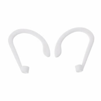 Ušné silikónové držiaky háčiky proti vypadnutiu za ucho pre Apple AirPods Pro (1.generace) - biele