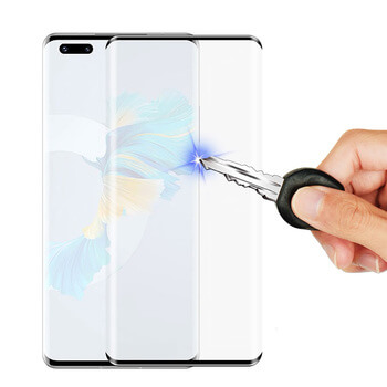 3D ochranné tvrdené sklo pre Huawei Mate 40 Pro - čierne