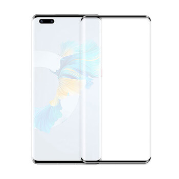 3D ochranné tvrdené sklo pre Huawei Mate 40 Pro - čierne