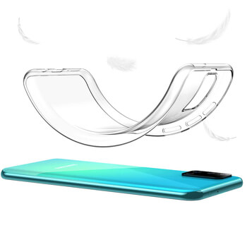 Silikónový obal pre Samsung Galaxy A31 A315F - priehľadný