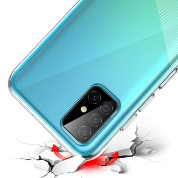 Silikónový obal pre Samsung Galaxy A31 A315F - priehľadný