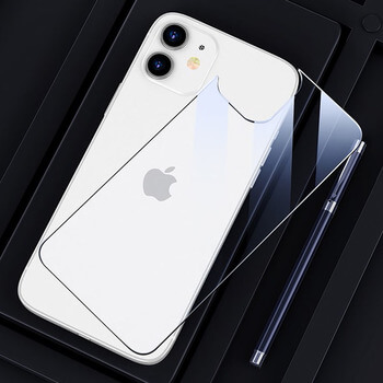 3x Zadné ochranné tvrdené sklo pre Apple iPhone 12 - 2+1 zdarma