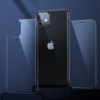 3x Zadné ochranné tvrdené sklo pre Apple iPhone 11 - 2+1 zdarma