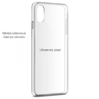 Ultratenký silikónovo-plastový kryt pre Apple iPhone 7 - priehľadný