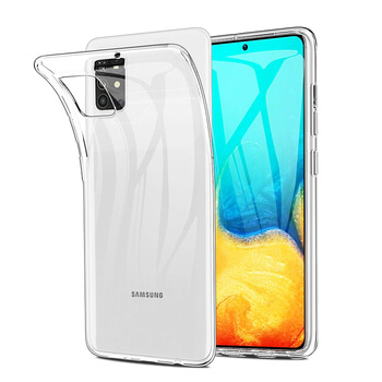 Silikónový obal pre Samsung Galaxy M31s M317F - priehľadný