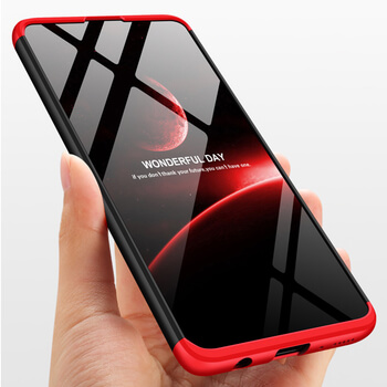 Ochranný 360 ° celotelový plastový kryt pre Xiaomi POCO M3 - ružový