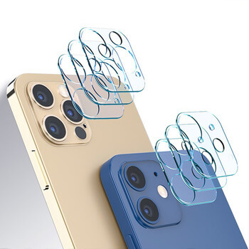 3x Ochranné sklo pre objektív fotoaparátu a kamery pre Apple iPhone 12 Pro - 2+1 zdarma