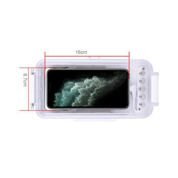 Vodotesné puzdro na profesionálne potápanie a šnorchlovanie až do 45 metrov pre iPhone X/XS - biele