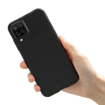 Super odolný silikónový obal pre Samsung Galaxy A12 A125F - čierny