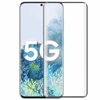 3D ochranné tvrdené sklo pre Samsung Galaxy S21 Ultra 5G G998B - čierne