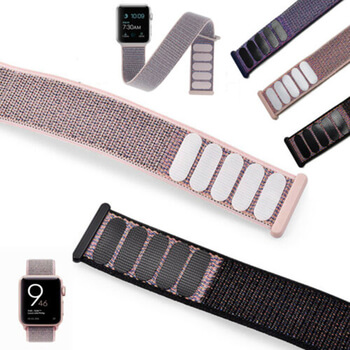 Nylonový pásik pre chytré hodinky Apple Watch 38 mm (2.+3.série) - čierny