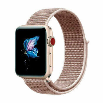 Nylonový pásik pre chytré hodinky Apple Watch 44 mm (5.série) - ružový