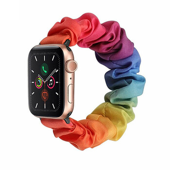 Elastický pásik pre chytré hodinky Apple Watch SE 40 mm (2020) - dúhový