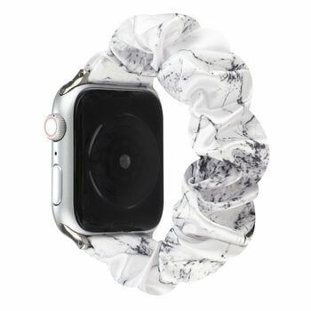 Elastický pásik pre chytré hodinky Apple Watch 38 mm (2.+3.série) - bielo čierny