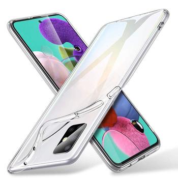 Silikónový obal pre Samsung Galaxy A71 A715F - priehľadný