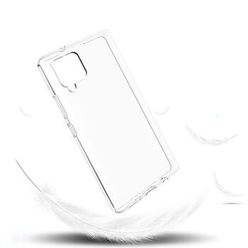 Silikónový obal pre Samsung Galaxy A42 A426B - priehľadný