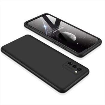 Ochranný 360 ° celotelový plastový kryt pre Samsung Galaxy A32 5G A326B - čierny