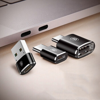 Baseus Redukce adaptér s adaptér USB-C samec/USB samice čierna
