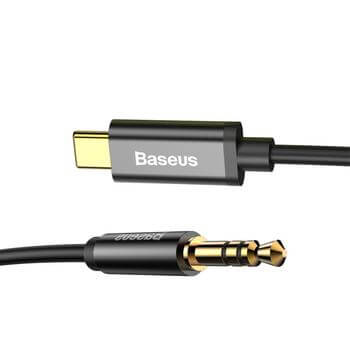 Baseus Audio Jack prepojovací kábel AUX redukcia 1,2 ms USB-C konektorom