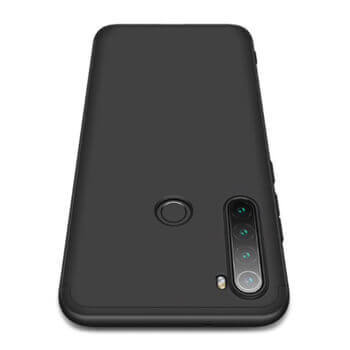 Ochranný 360 ° celotelový plastový kryt pre Xiaomi Redmi 9T - čierny