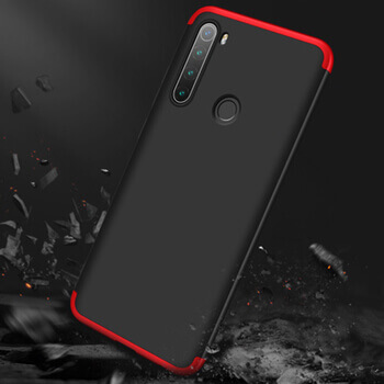 Ochranný 360 ° celotelový plastový kryt pre Xiaomi Redmi 9T - čierny