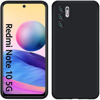 Extrapevný silikónový ochranný kryt pre Xiaomi Redmi Note 10 5G - čierny