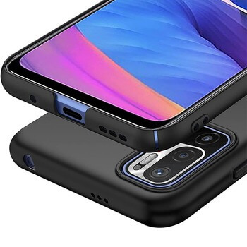 Ochranný plastový kryt pre Xiaomi Redmi Note 10 5G - čierny