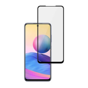 3D ochranné tvrdené sklo s rámčekom pre Xiaomi Redmi Note 10 5G - čierne