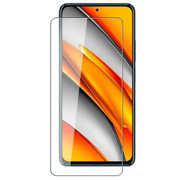3x 3D tvrdené sklo s rámčekom pre Xiaomi Poco F3 - čierne - 2+1 zdarma