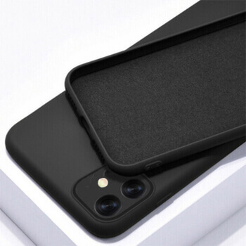Extrapevný silikónový ochranný kryt pre Apple iPhone 13 - čierny